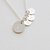 Dainty Letter Necklace - Savi Jewelry