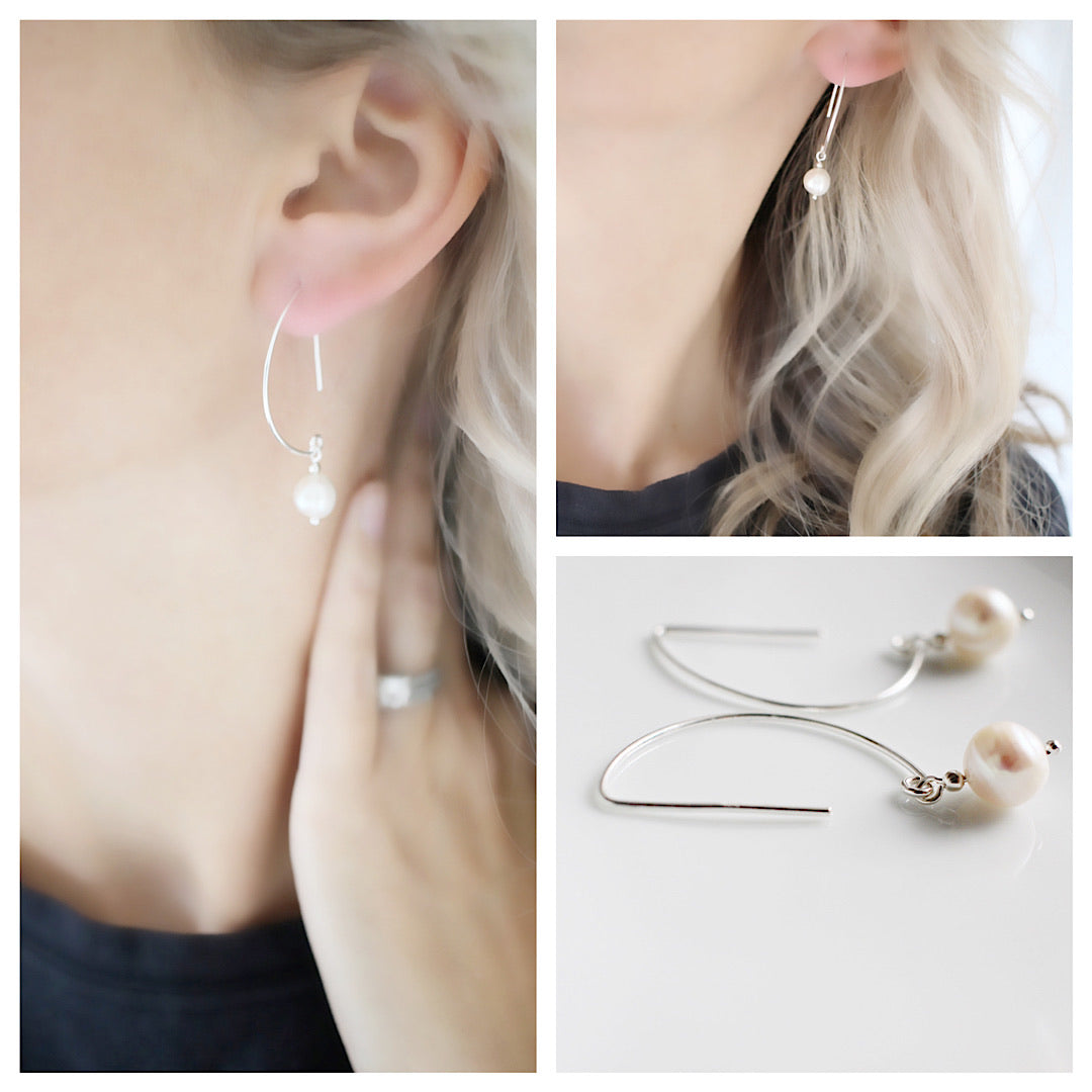 Pearl earrings - Savi Jewelry