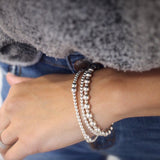 Sterling silver stacked set - Savi Jewelry