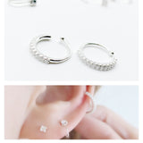 Cz Diamond Ear Cuff Earring