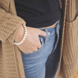 Large silver ball bracelet - Savi Jewelry