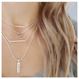 Love bar necklace - Savi Jewelry