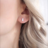 Tiny crystal studs - Savi Jewelry