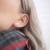 Tiny triangle studs - Savi Jewelry