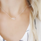 Leaf necklace - Savi Jewelry