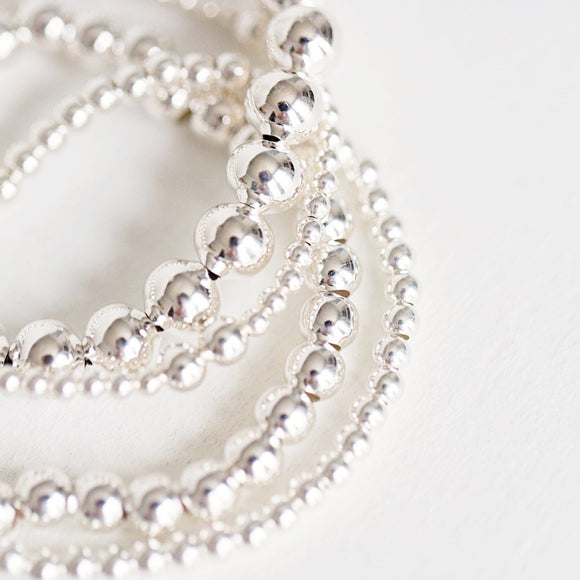 Sterling silver beaded Bracelet