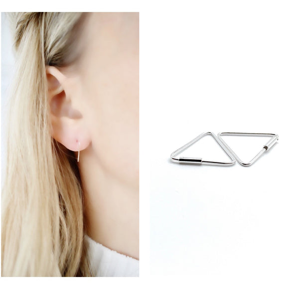 Small Silver Hoop earrings