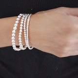 Silver ball bracelet - Savi Jewelry