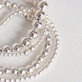 Large silver ball bracelet - Savi Jewelry