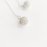 Crystal ball necklace - Savi Jewelry