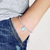 Silver Heart Bracelet