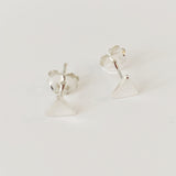 Dainty Triangle stud Earrings - Savi Jewelry