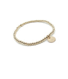 Gold heart bracelet