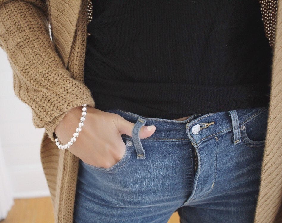 Sterling silver bead Bracelet