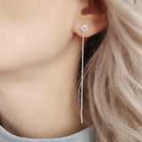 Dainty crystal earrings - Savi Jewelry
