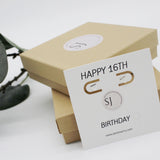 16th Birthday Stud Earrings - Savi Jewelry