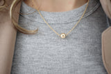 Gold Ball necklace - Savi Jewelry