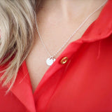 Tiny initial necklace - Savi Jewelry
