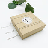 Silver chain bracelet