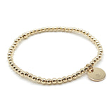 Gold heart bracelet