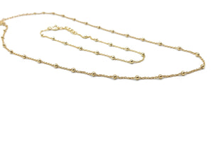 Dainty Gold Minimal Chain Necklace for women