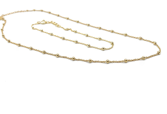 Dainty Gold Minimal Chain Necklace for women