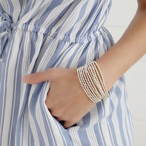 Dainty ball bracelet - Savi Jewelry