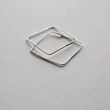 Square hoops - Savi Jewelry