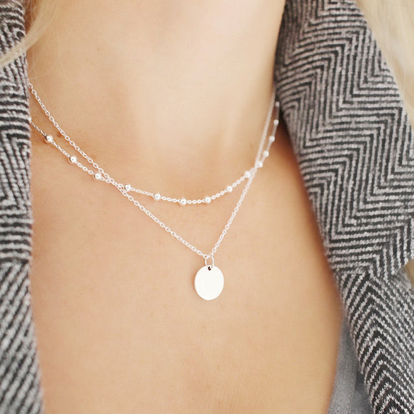 Double layered necklace - Savi Jewelry
