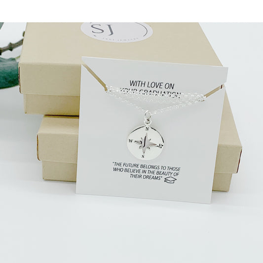 Sterling silver Graduation necklace - Savi Jewelry