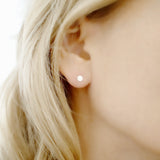 Tiny circle stud - Savi Jewelry