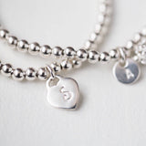 Silver initial bracelet ❤️ - Savi Jewelry