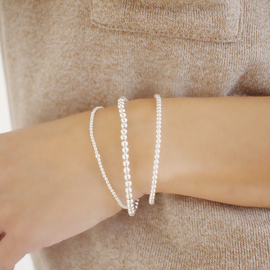 Silver stacked set of 3 - Savi Jewelry