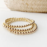 Gold ball bracelet - Savi Jewelry