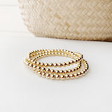 Gold ball bracelet - Savi Jewelry