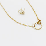 Gold infinity necklace - Savi Jewelry