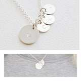 Dainty Letter Necklace - Savi Jewelry