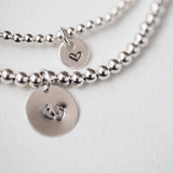 Silver heart bracelet - Savi Jewelry