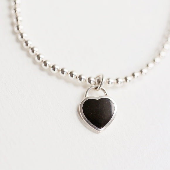 Silver Heart Bracelet