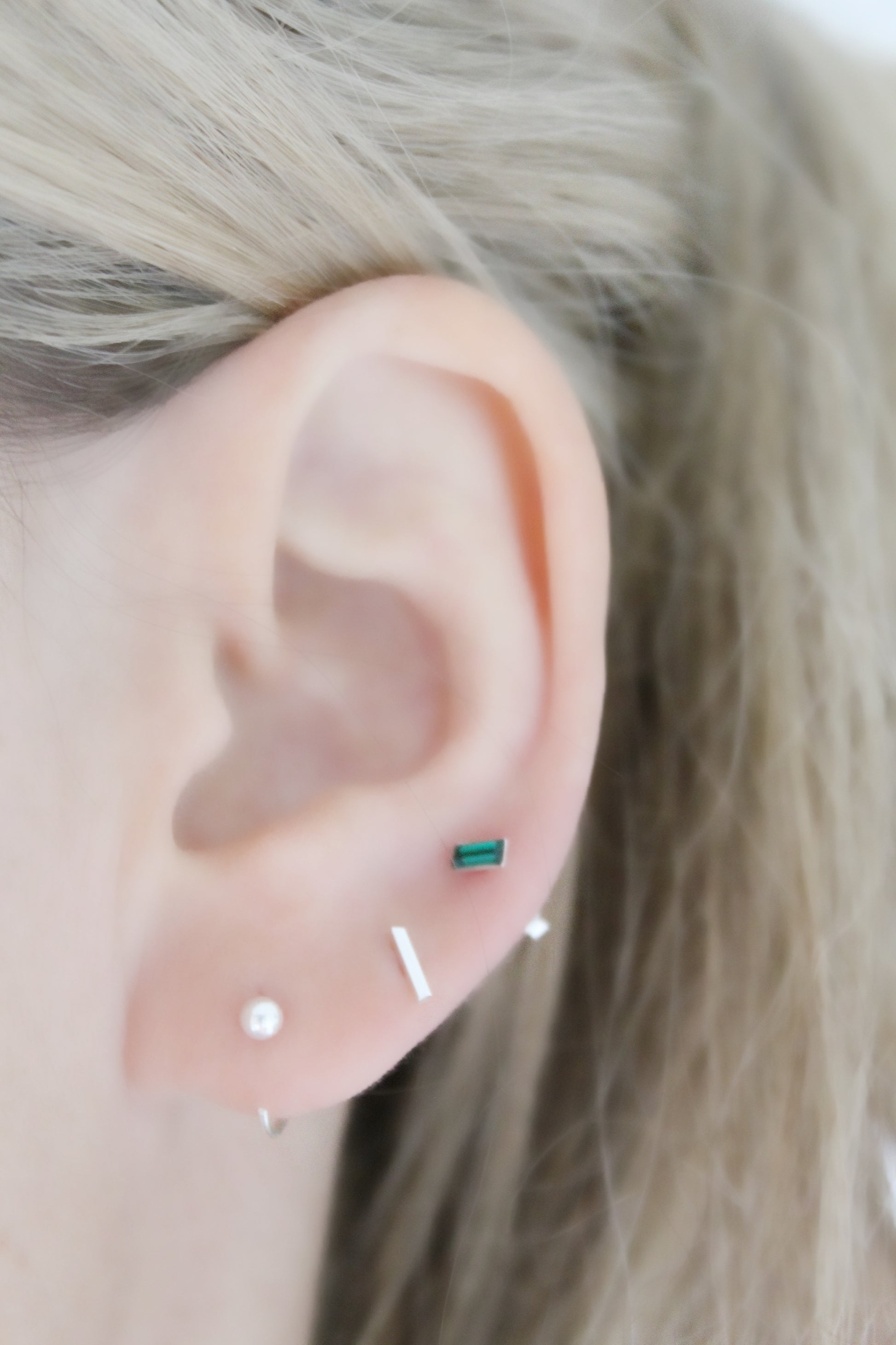 Birthstone tiny crystal studs - Savi Jewelry