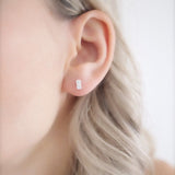 Tiny crystal studs - Savi Jewelry