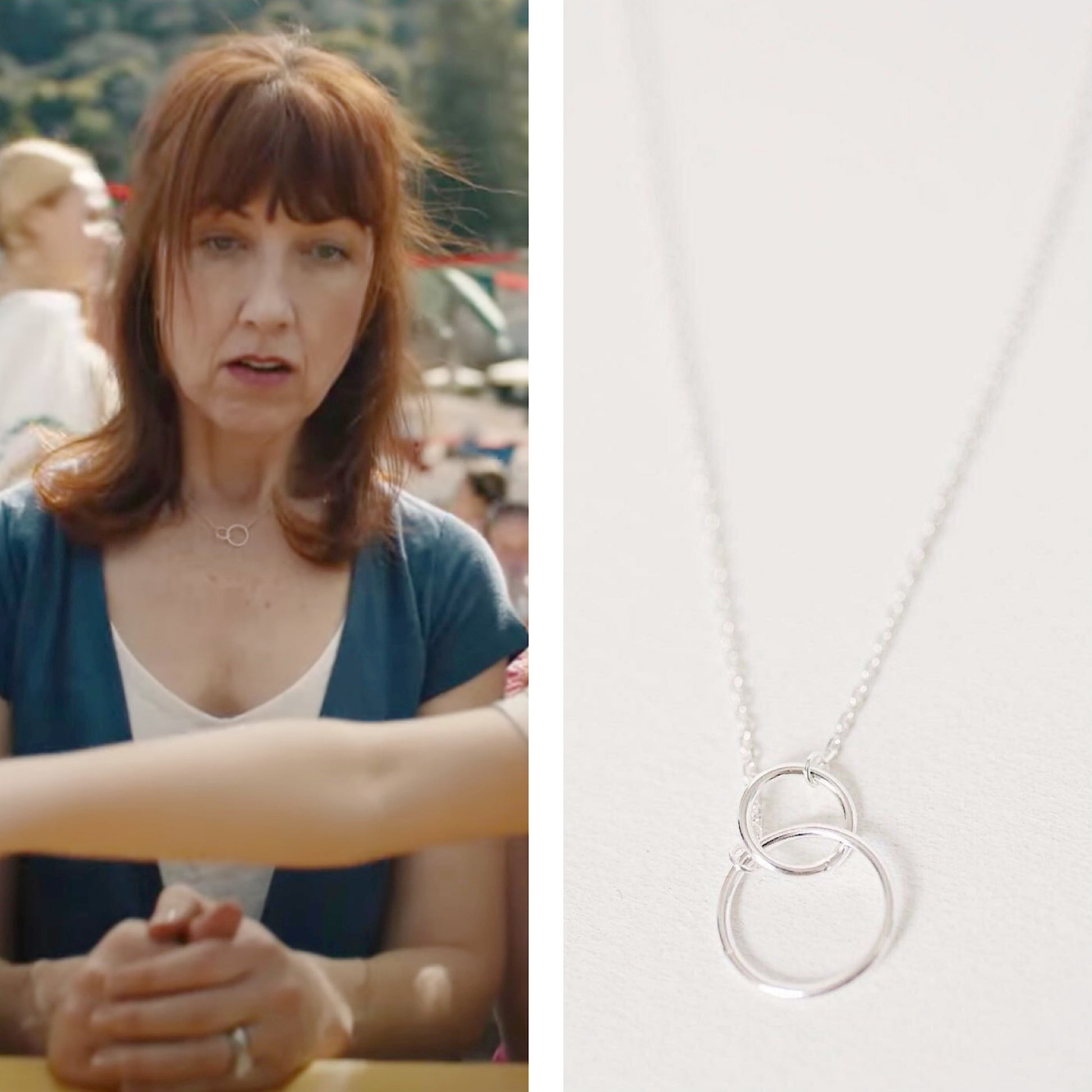 Interlocking Circle Necklace - Savi Jewelry