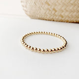 Gold ball bracelet - Savi Jewelry