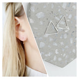 Dainty triangle hoops - Savi Jewelry